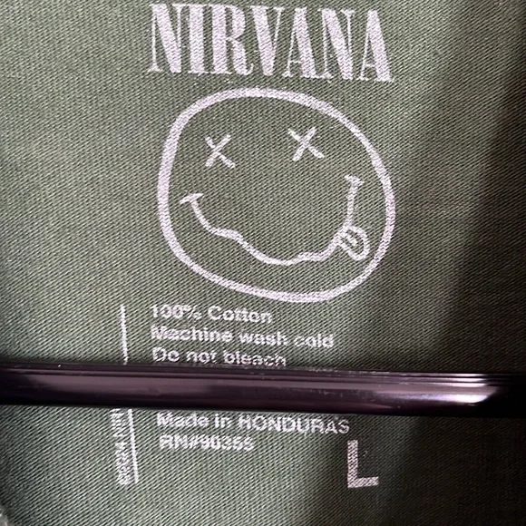 Nirvana T Shirt Sz L - Picture 3 of 4